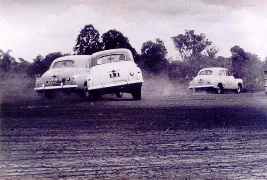 FJ Holden in action 1955 Sedan car Championship