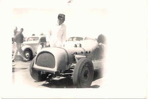 The oldest photograph of the car circa 1951 at hillclimb in Northam